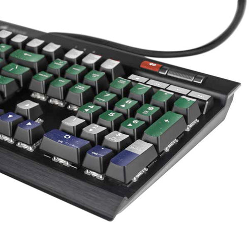 South Africa Flag Distressed K95 RGB PLATINUM Mechanical Gaming Keyboard Skin